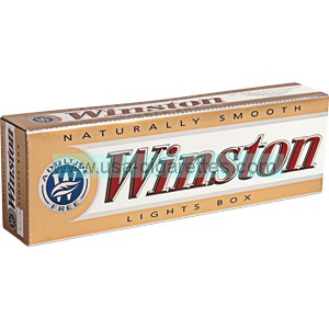 Winston Gold 85 box cigarettes